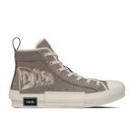 DIOR B23 High-Top Taupe Graffiti