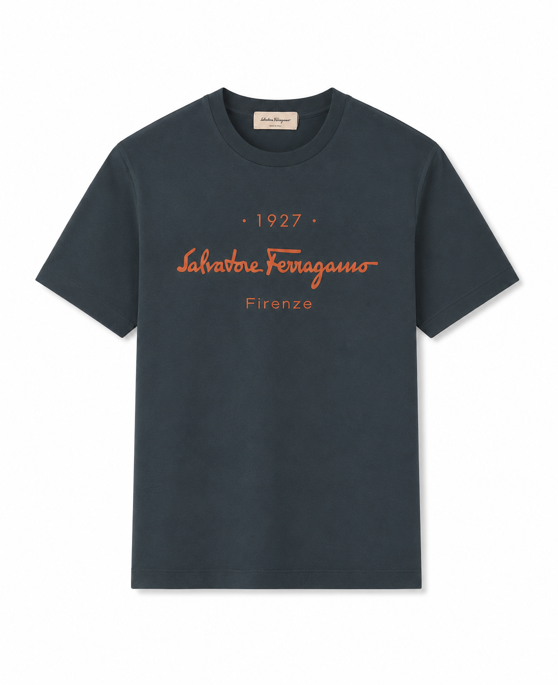 7712E728-E770-4FBB-8F28-ADBB4D3A1AF2 Camiseta Salvatore Ferragamo Logo Firenze - Imagen 1