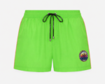 Bañador Dolce & Gabbana Neon Green Logo