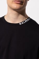 Camiseta Balmain Paris – Logo Neck Edition - Imagen 2