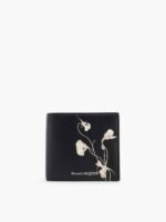 ALEXANDER MCQUEEN Flower-print Leather Wallet