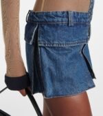 COPERNI Illusion Tulle and Denim Minidress - Imagen 4