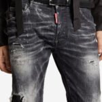 Jeans Dsquared Black Jet Set - Skater - Imagen 3