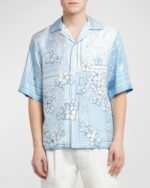 Amiri Shirt Blue - Imagen 2