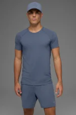 alo t-shirt bluestone - Imagen 2