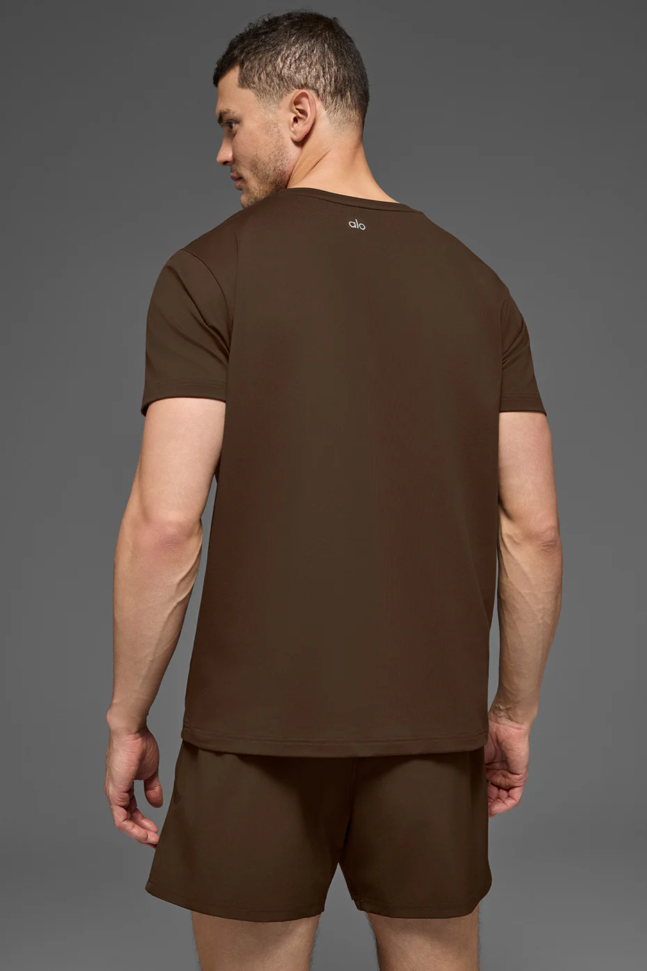 alo marron2 alo t-shirt brown - Imagen 1
