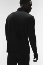alo sweater 1/4 zip black - Imagen 2