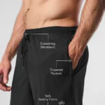 alo short black 5"