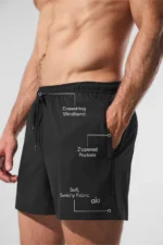 alo short black 5"