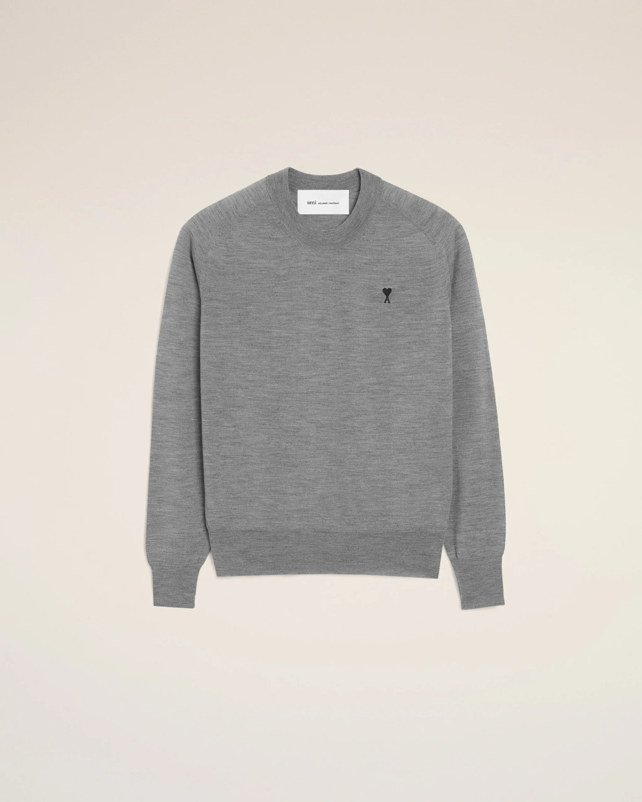 ami gris Jersey Ami Paris Grey - Imagen 1