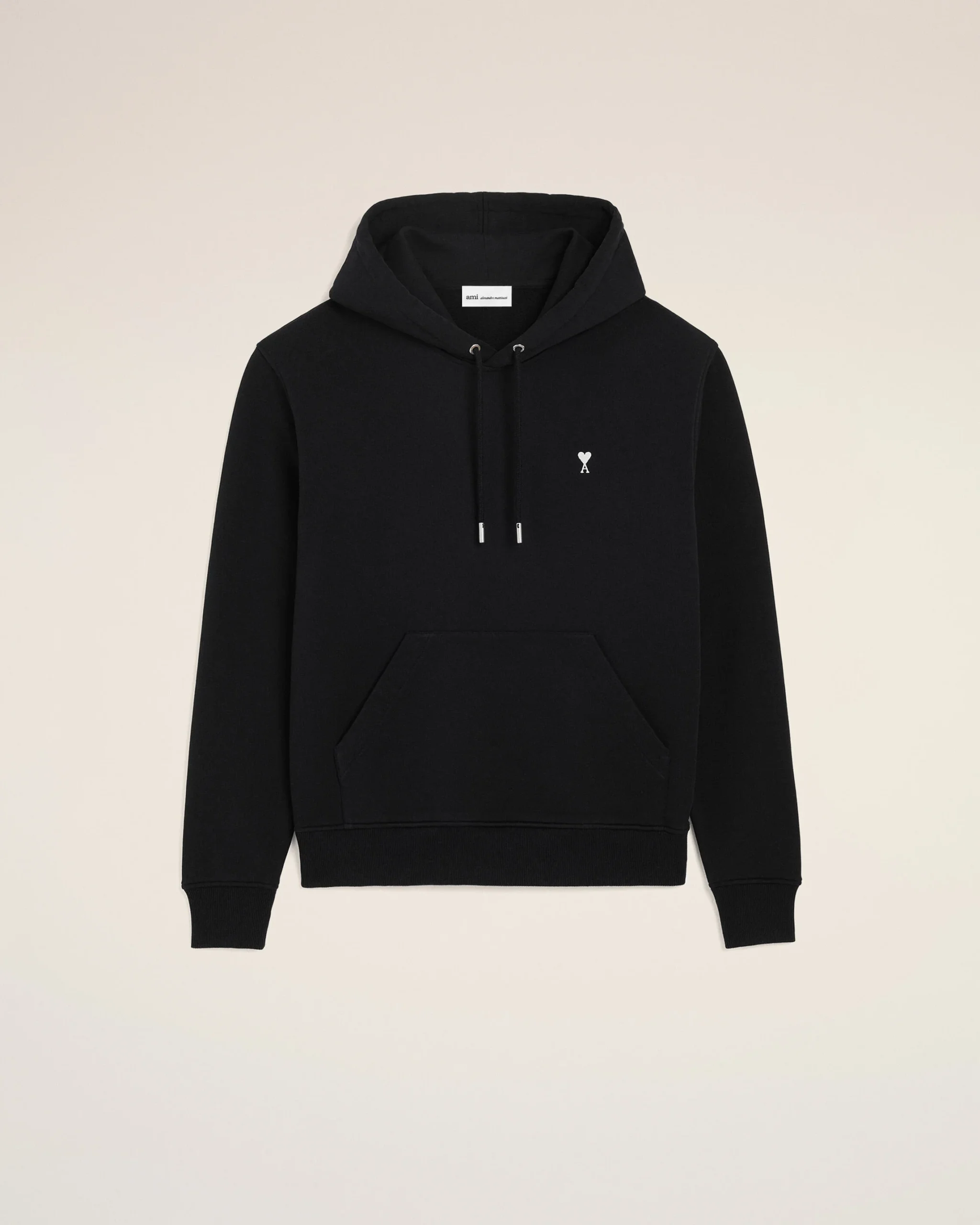 ami sueter Ami Paris Hoodie Black - Imagen 1