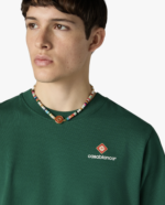 Casablanca T-Shirt Green Sport - Imagen 2