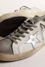Golden Goose Super-Star White Green Silver - Imagen 3